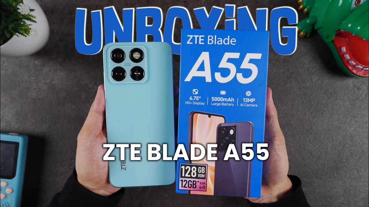 KECE & TERJANGKAU !! | UNBOXING ZTE BLADE A55 INDONESIA
