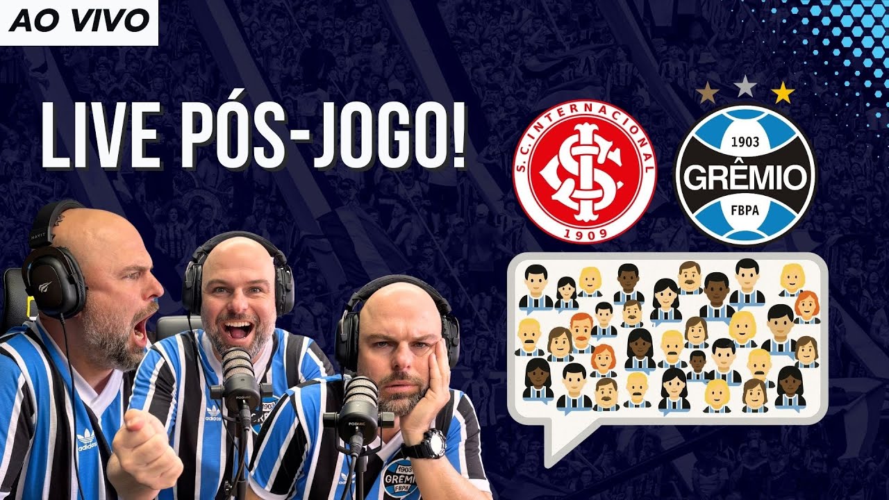 INTERNACIONAL x GRÊMIO | LIVE PÓS-JOGO | COLETIVA | AO VIVO | GAUCHÃO.