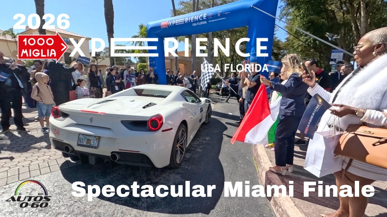 1000 Miglia Experience Florida 2026 | Historic Italian Rally Concludes with Spectacular Miami Finale