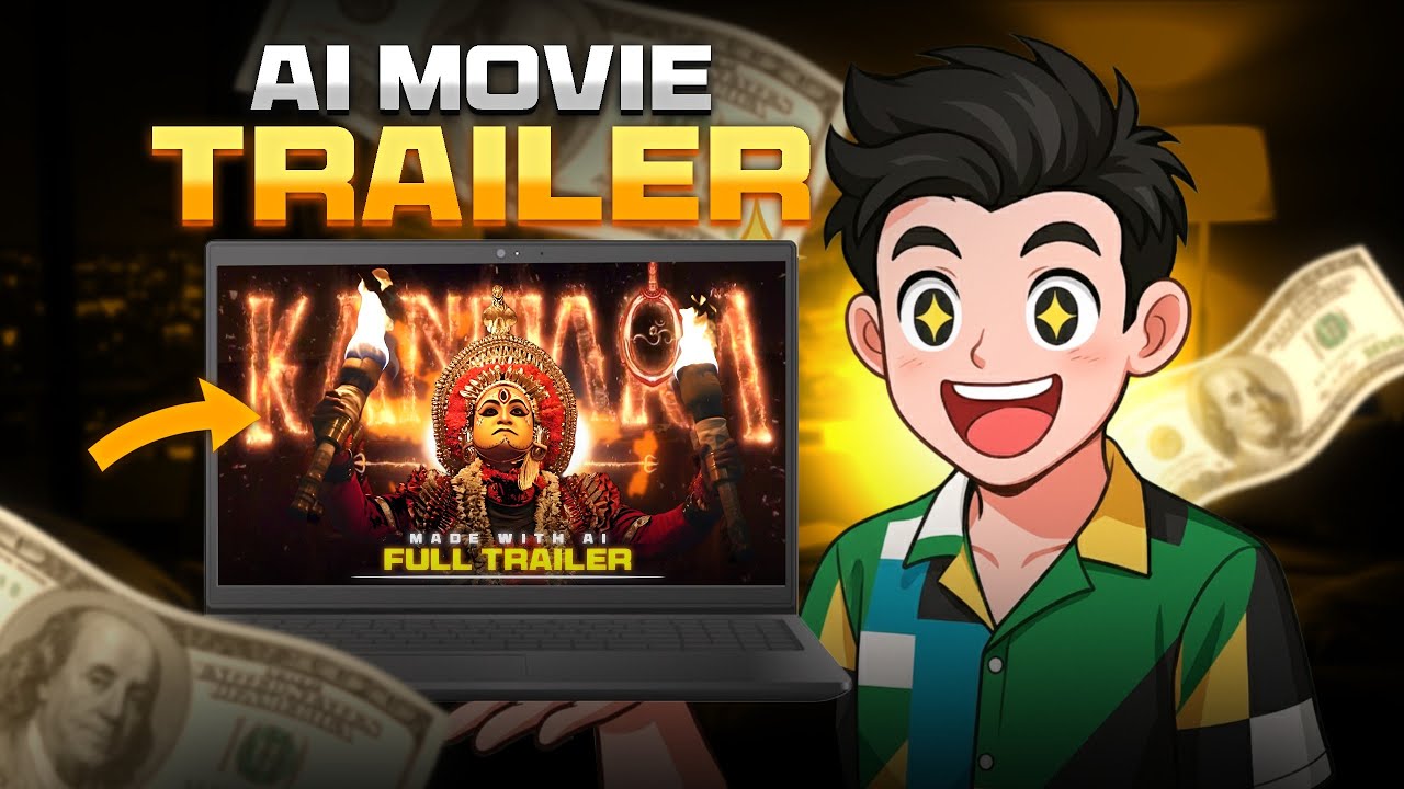 Making Kantara movie trailer with AI | using free AI tools | tutorial 