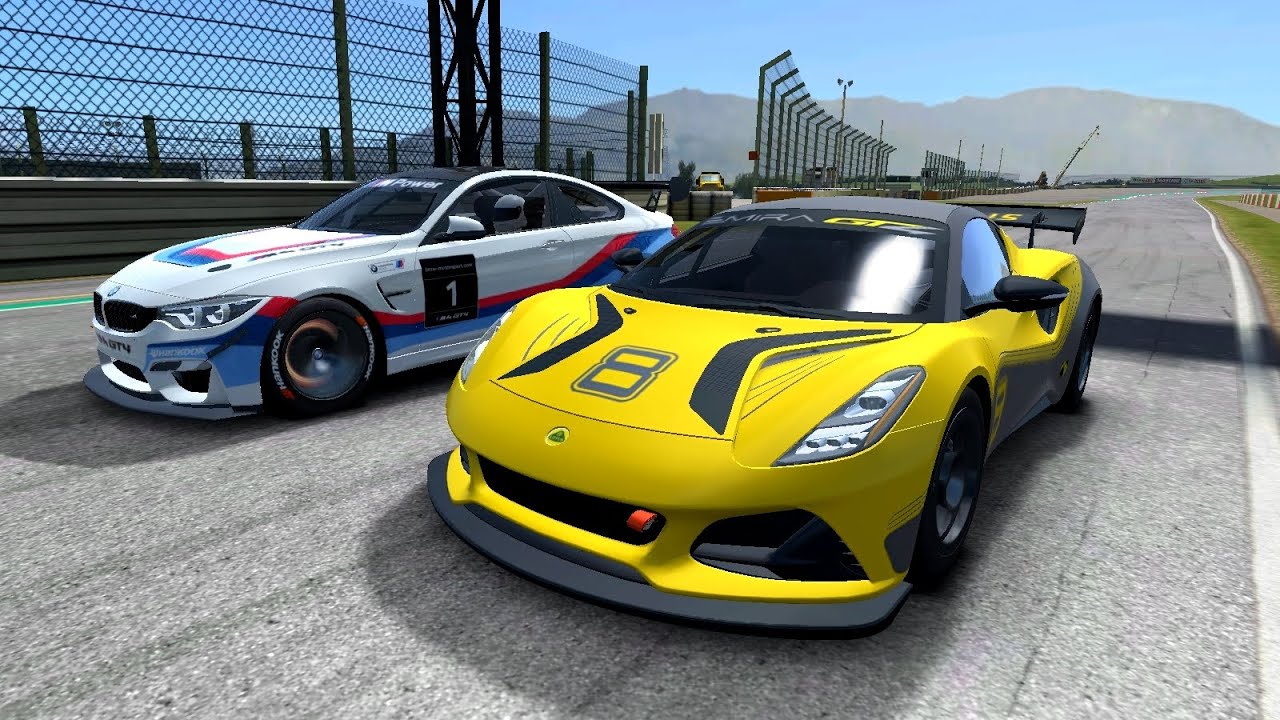 Real Racing 3 BMW M4 GT4 vs Lotus Emira GT4