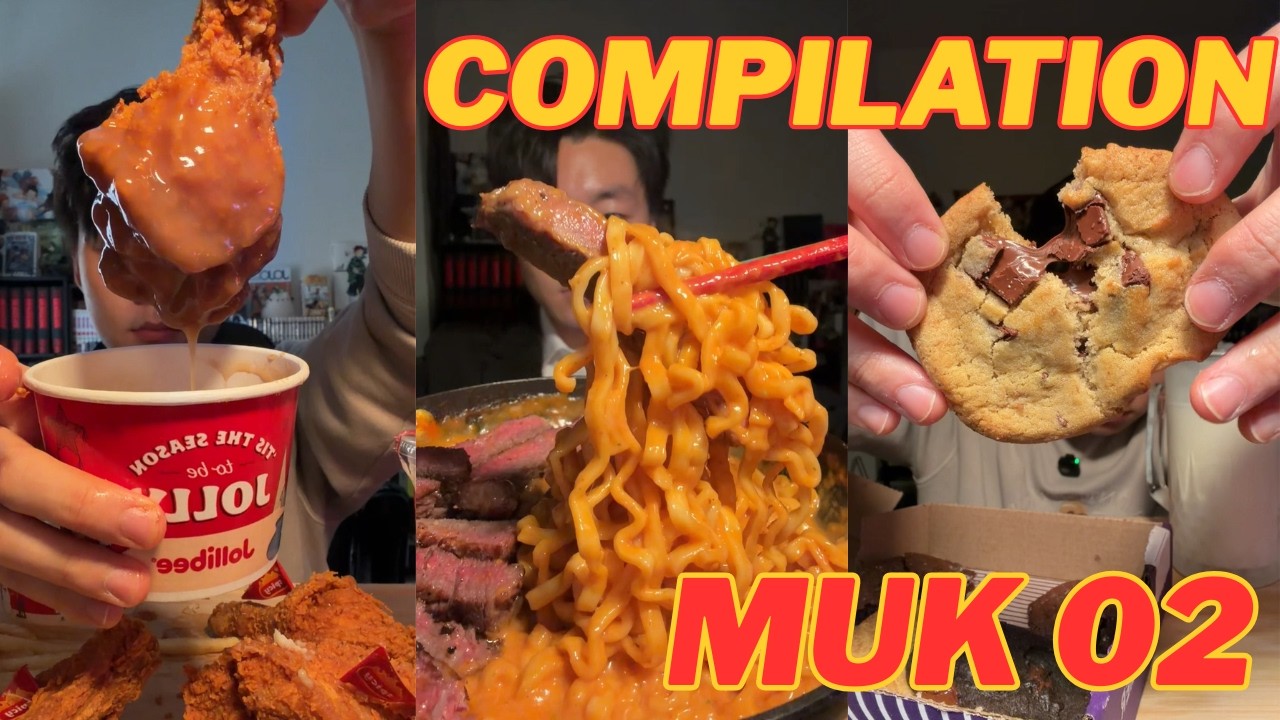 BigBack Kyle Mukbang Compilation 02 | Buldak, Steak, Jollibee, Chilis, Cookies, More+