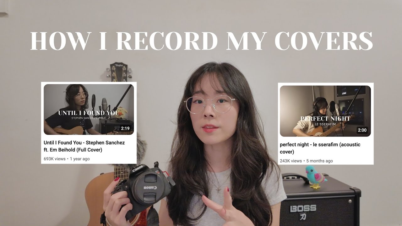 this is how i record my music covers! (3 different methods)
