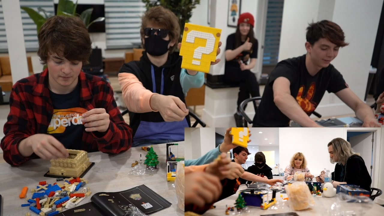 Tubbo's Lego Building Stream w/ Ranboo, Billzo, & Badlinu