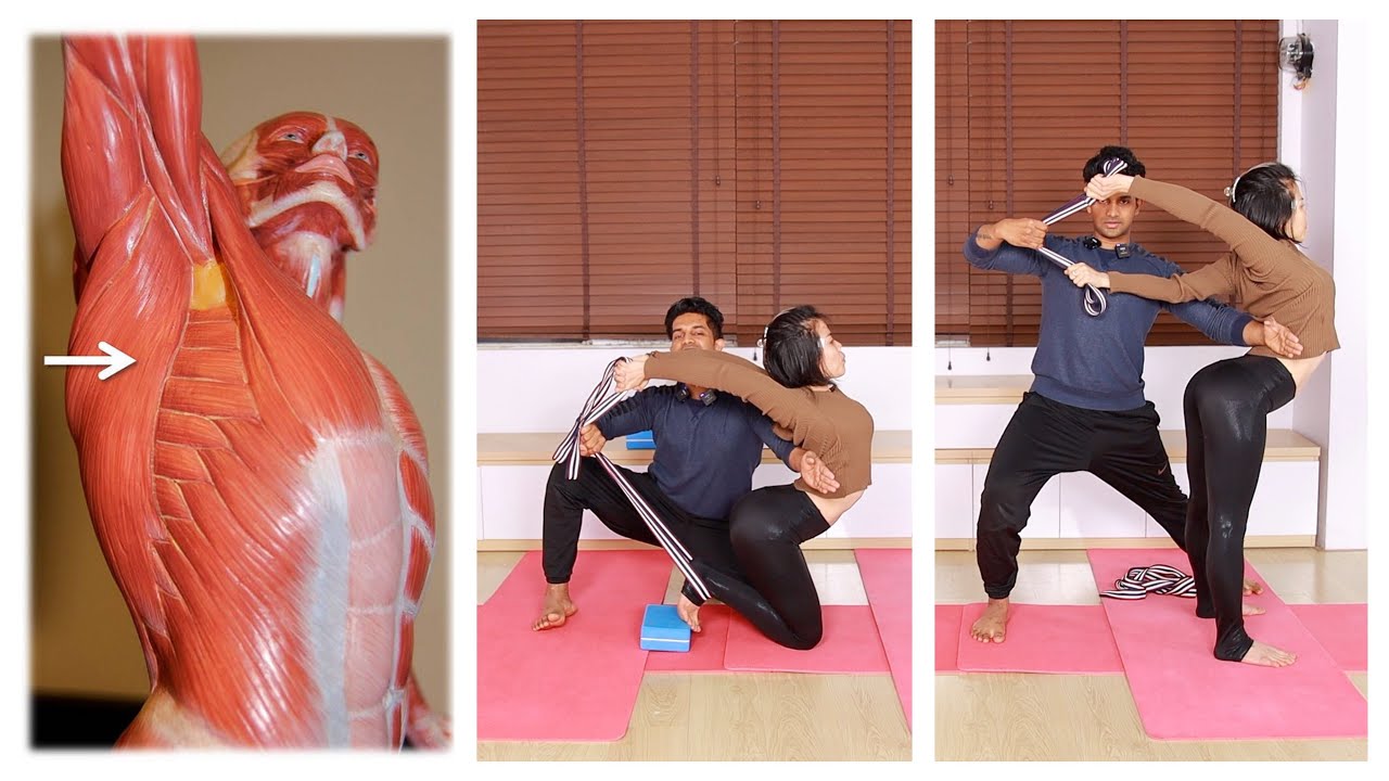 2 Best Drills For Upper Back & Shoulder Flexibility With Blocks & Straps | Yograja