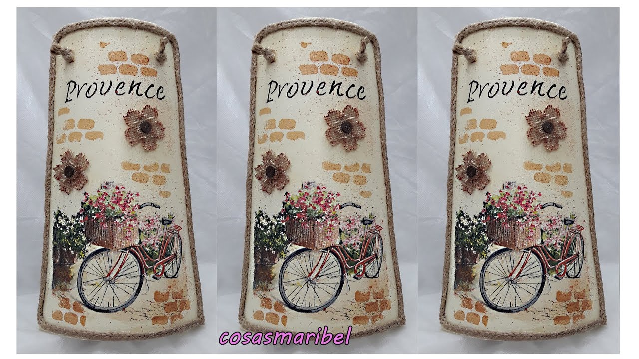 Como hacer decoupage sobre tejas