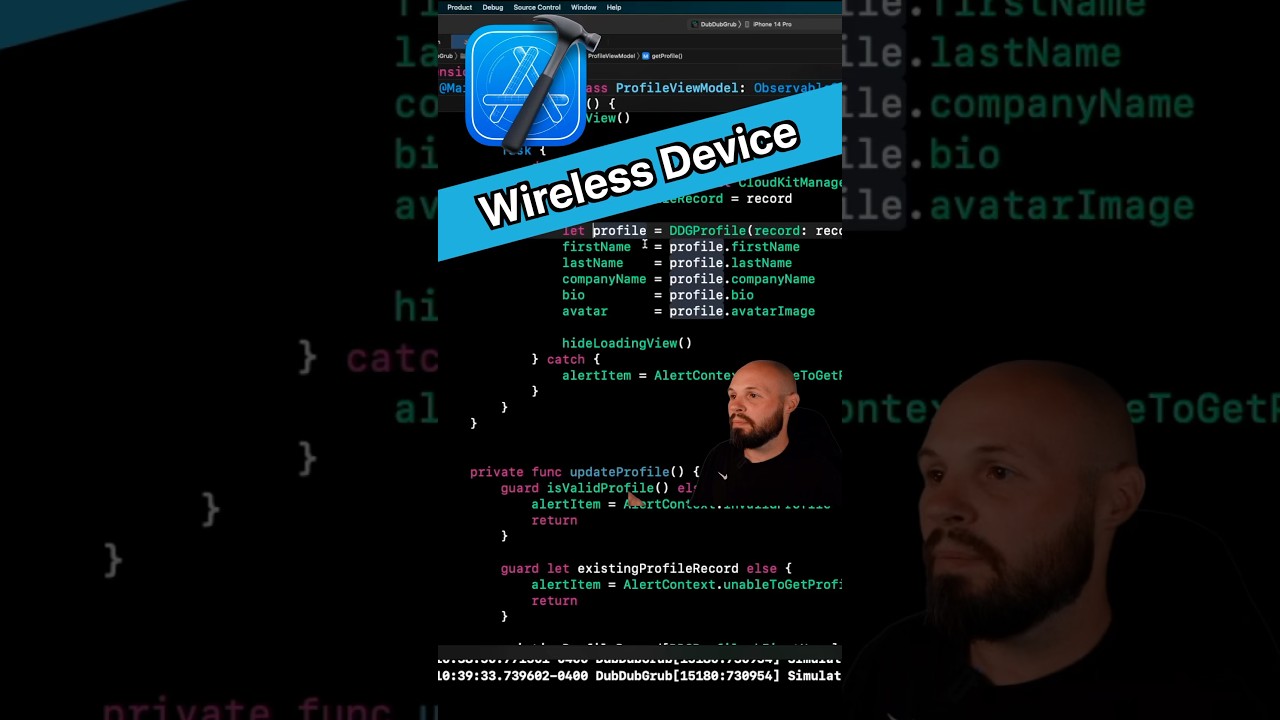 Xcode Tip - Wirelessly Run an App on Device #iosdeveloper #swift #xcode