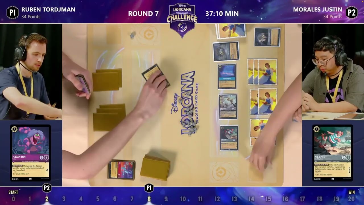 Disney Lorcana Challenge Bochum - Round 7  Ruben Tjordmann (RP) vs Morales Justin  (BS)