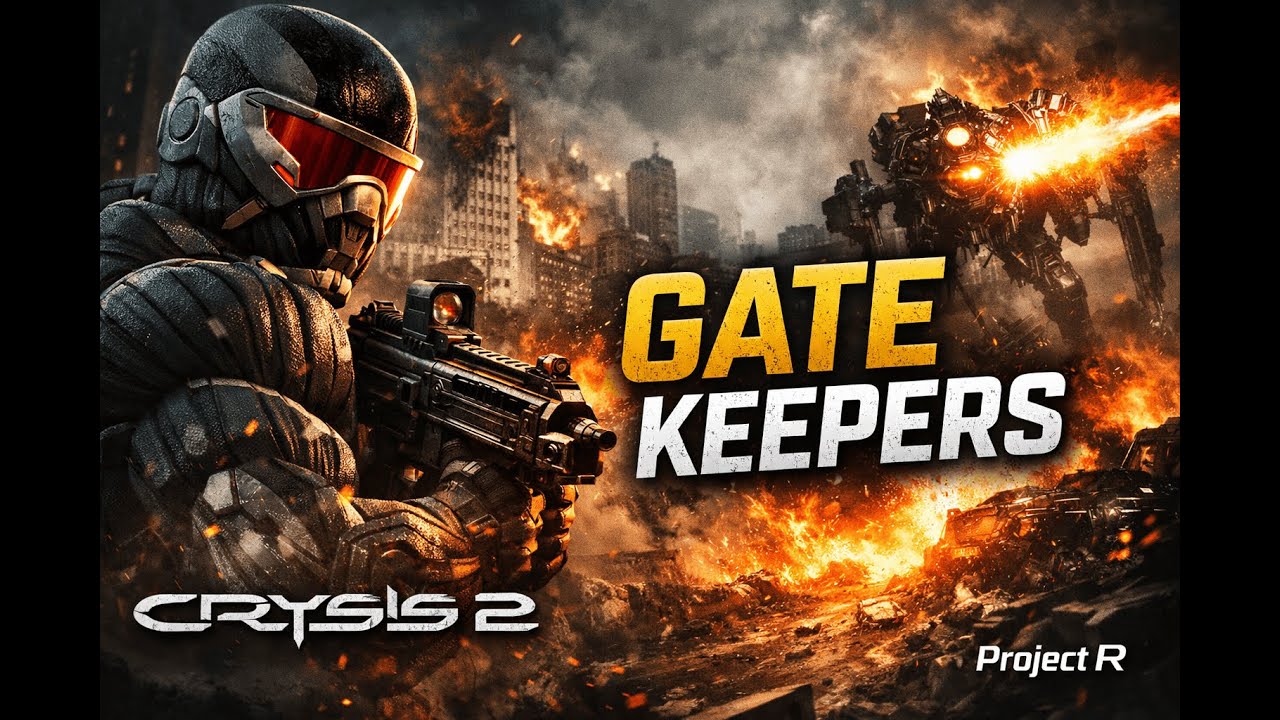 Crysis 2 Gate Keepers Gameplay | No HUD, Pure Chaos