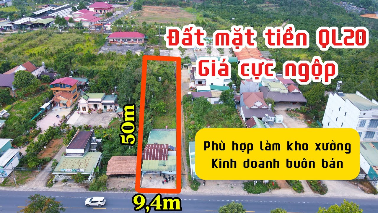 CHỊ CHỦ KHÔNG GỒNG NỔI LÃI NGÂN HÀNG CẦN BÁN GẤP CĂN NHÀ MẶT TIỀN QUỐC LỘ 20 phù hợp kinh doanh