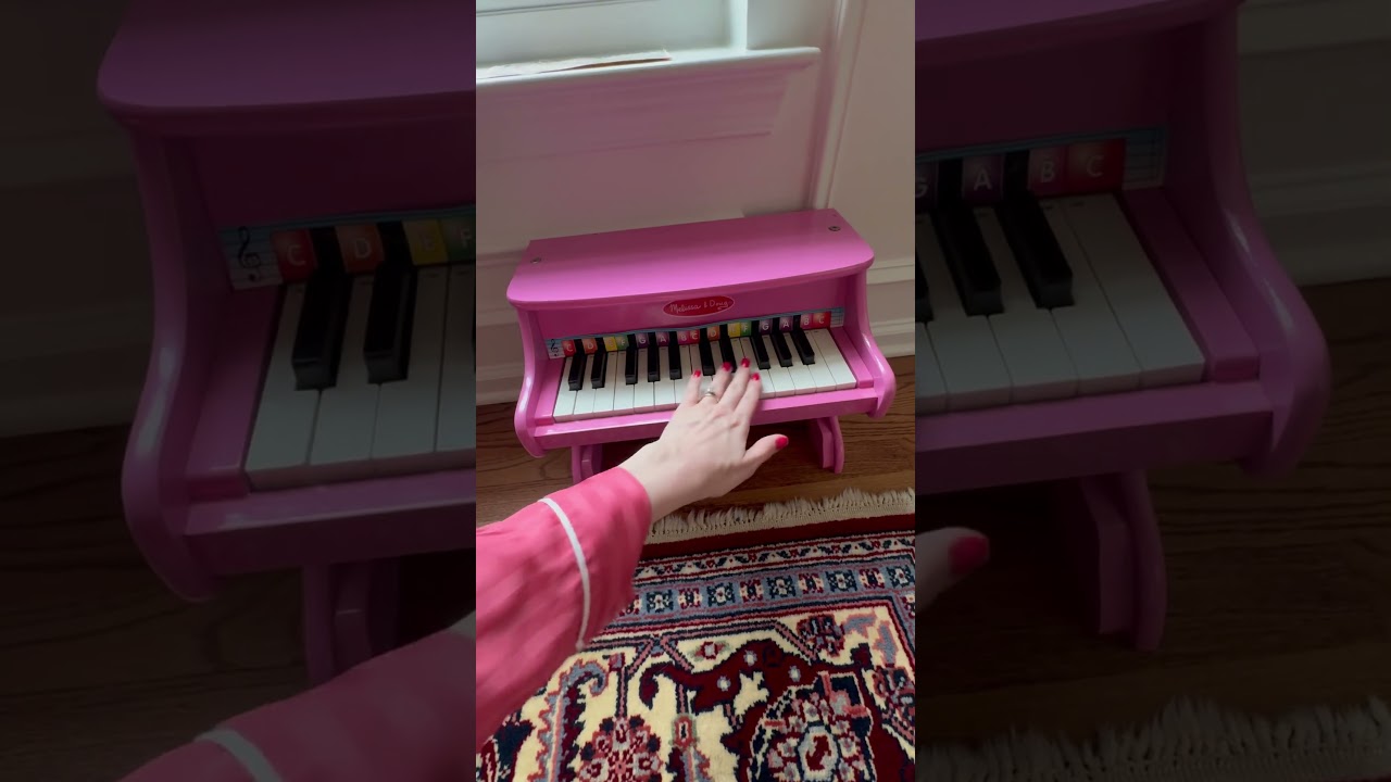 Melissa & Doug wooden piano review! #amazonfinds #amazonreview #shopwithme