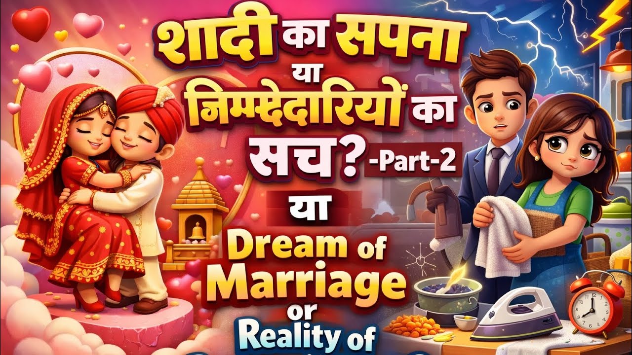 “शादी का सपना या जिम्मेदारियों का सच?” Part-2 l Bedtime stories l Hindi Kahani l Fairy tales 