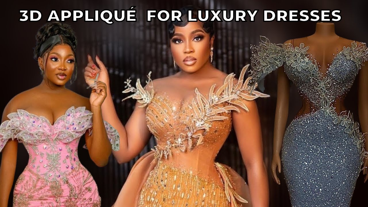 HOW TO MAKE STRUCTURED 3D APPLIQUÉ DESIGNS FOR DRESSES AND HEADBANDS | LUXURY EMBELLISHMENT TUTORIAL