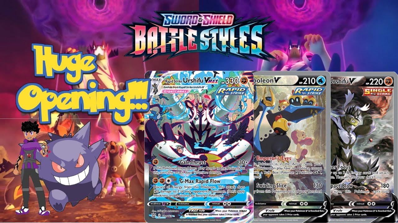 HUNTING FOR ALTERNATE ART CARDS!!!: Pokemon Battle Styles Booster Box Opening