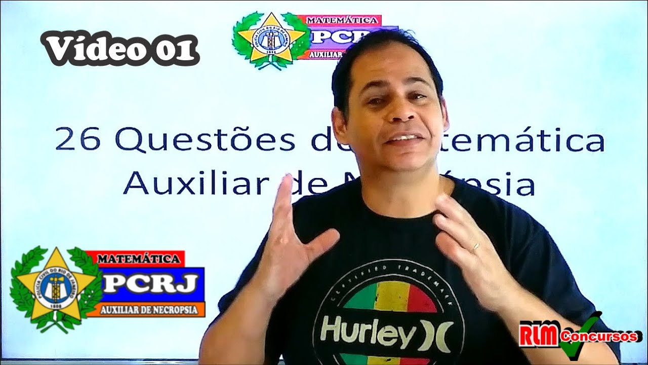 Auxiliar de Necropsia PC-RJ 2020 - Resolução de 26 Questões - Parte 01