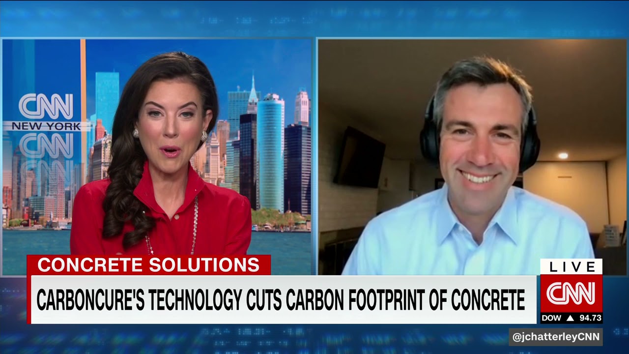 CarbonCure CEO Rob Niven on CNN's First Move With Julia Chatterley