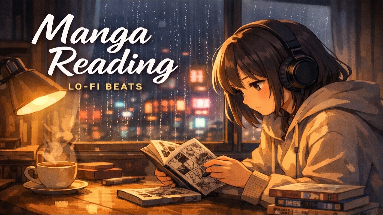 Reading Manga Late at Night 🌙 Japanese Lo-Fi Beats to Focus
