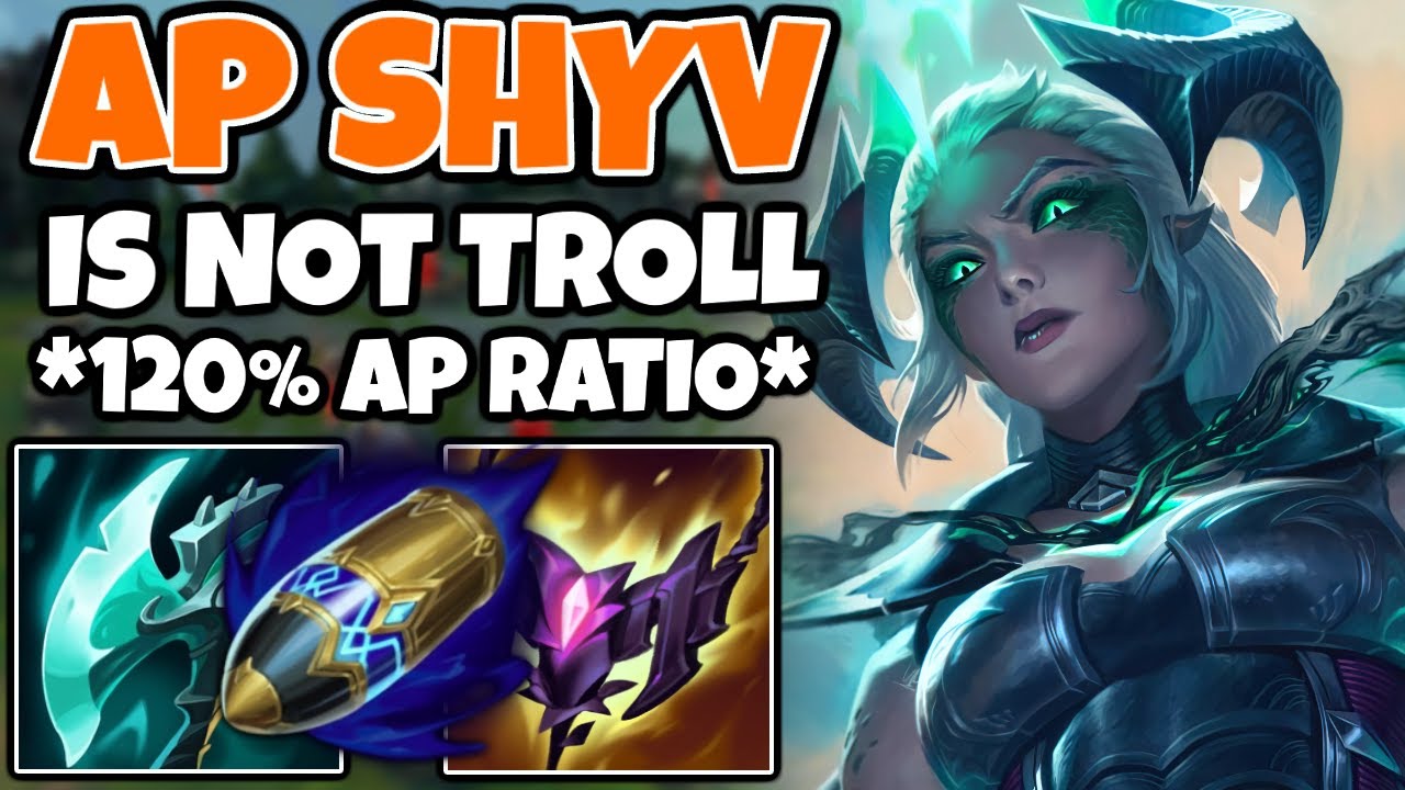 AP SHYVANA MID is NOT TROLL. 120% AP RATIO FIREBALL every 6 SECONDS | 12.23 - League of Legends