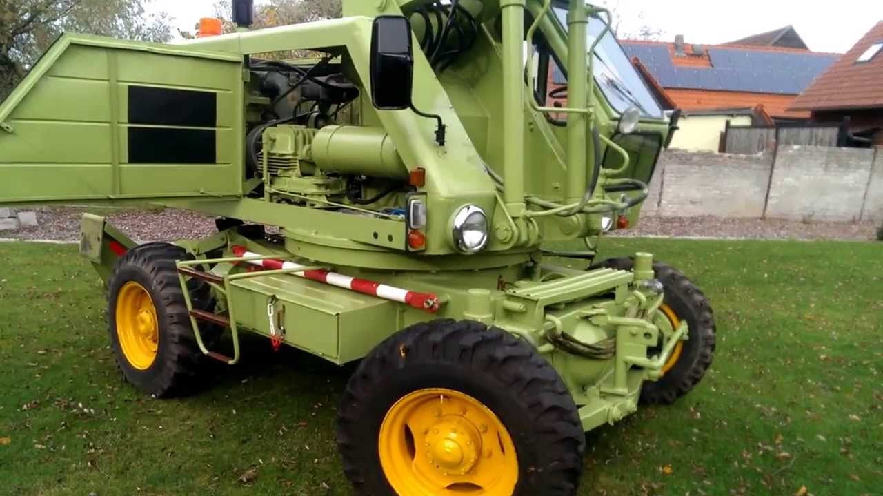DDR Mobil Bagger T174/2 Weimar, grüsst Rote Rübe