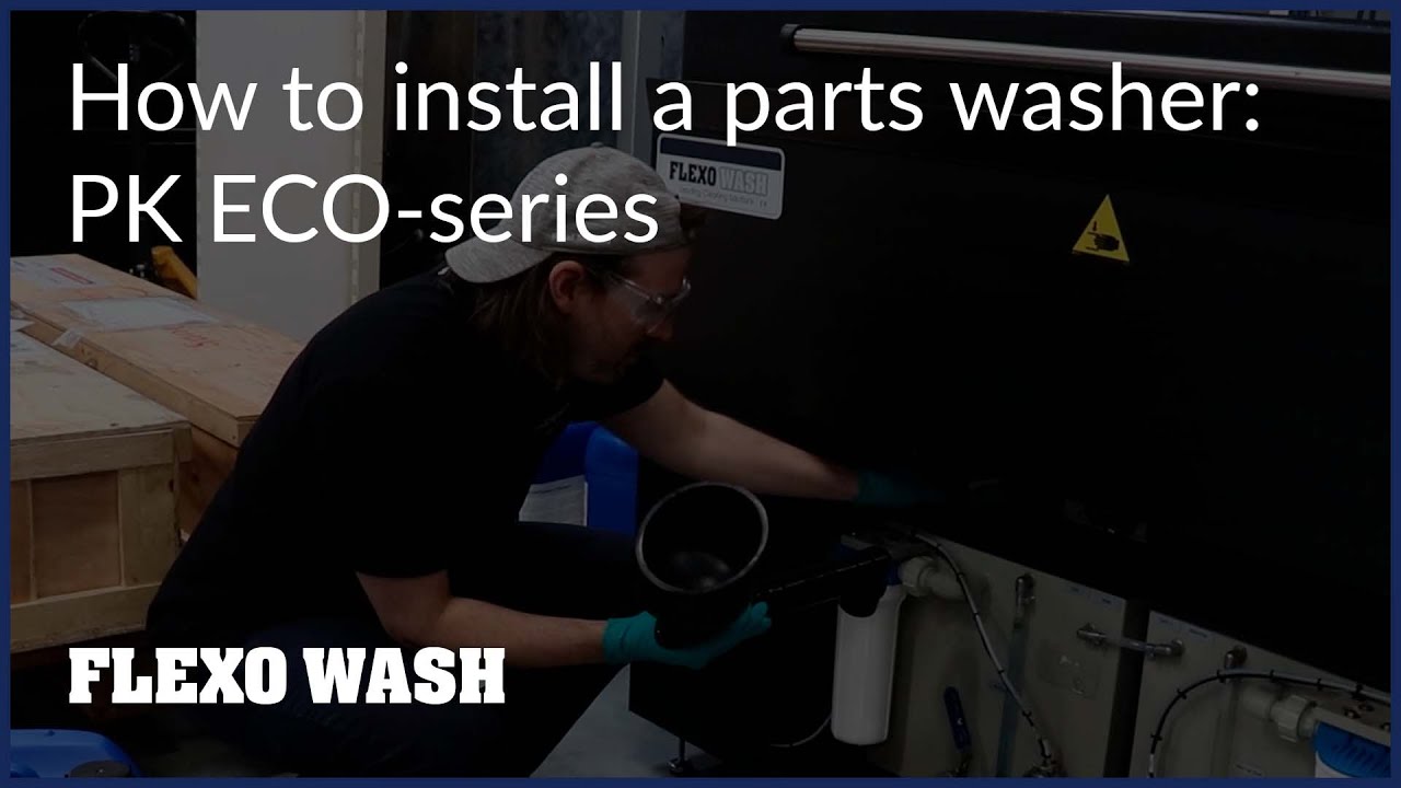 How to install parts washer: PK Eco
