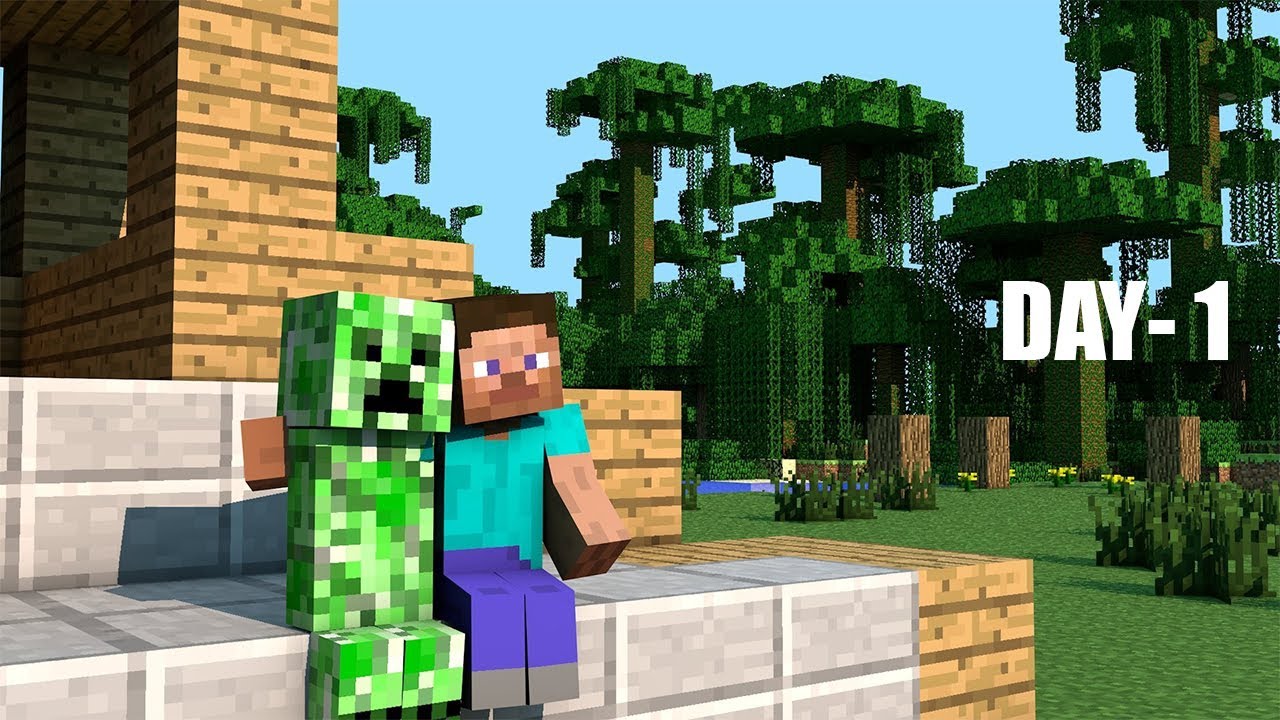 MINECRAFT SURVIVAL -  DAY - 1