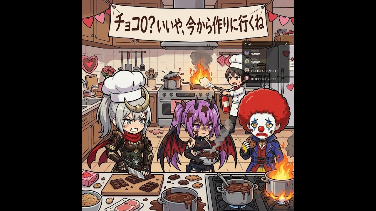 【overcooked2 配信】チョコ0？いいや、今から作りに行くね！