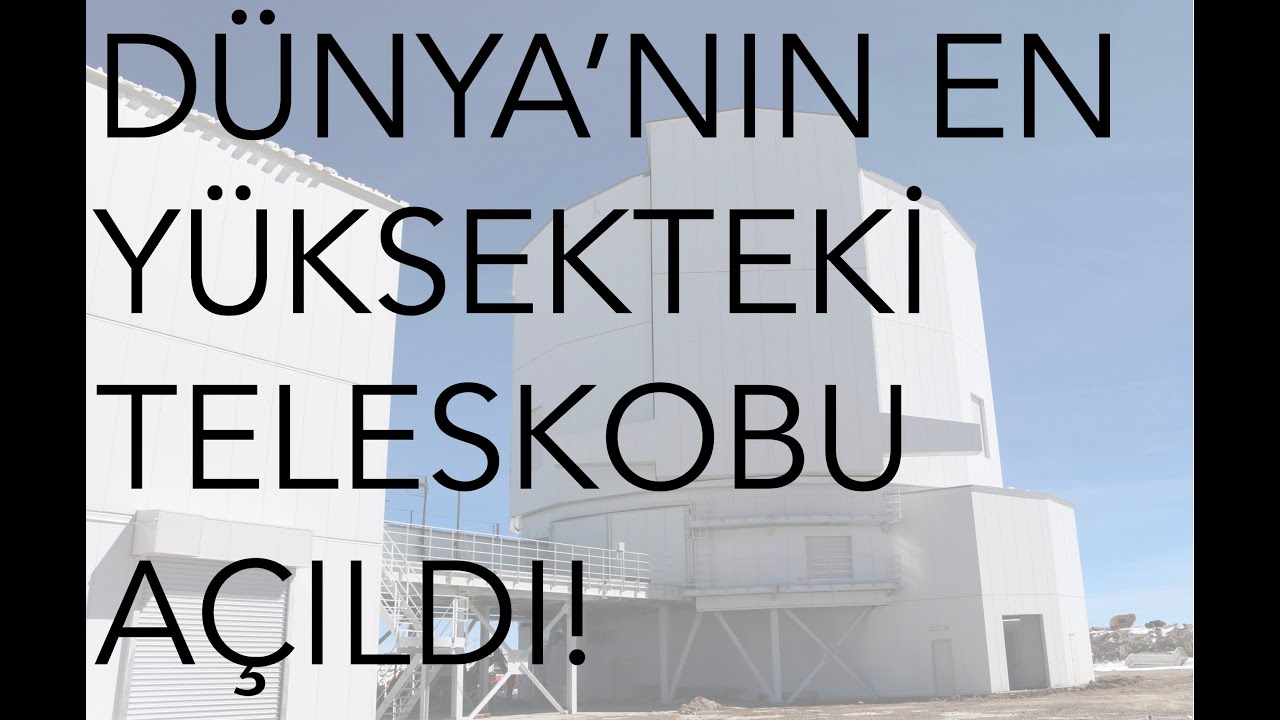 GU Astro Keşif 44 - Dünya'nın En Yüksekteki Teleskobu Açıldı! 5640 metre! ve DAG Yakında Açılıyor!