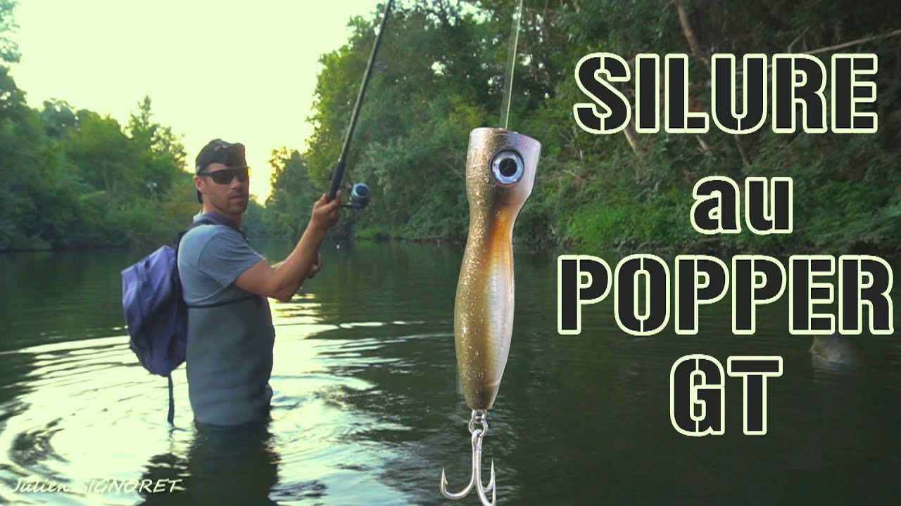 La pêche des GROS SILURES au POPPER XPLODE GT. (Attaque Spectaculaire)
