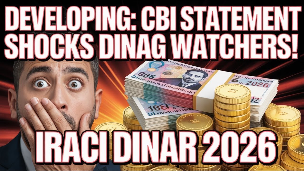 DEVELOPING: Iraqi Dinar Watchers React to Latest CBI Statement!  RV News 2026