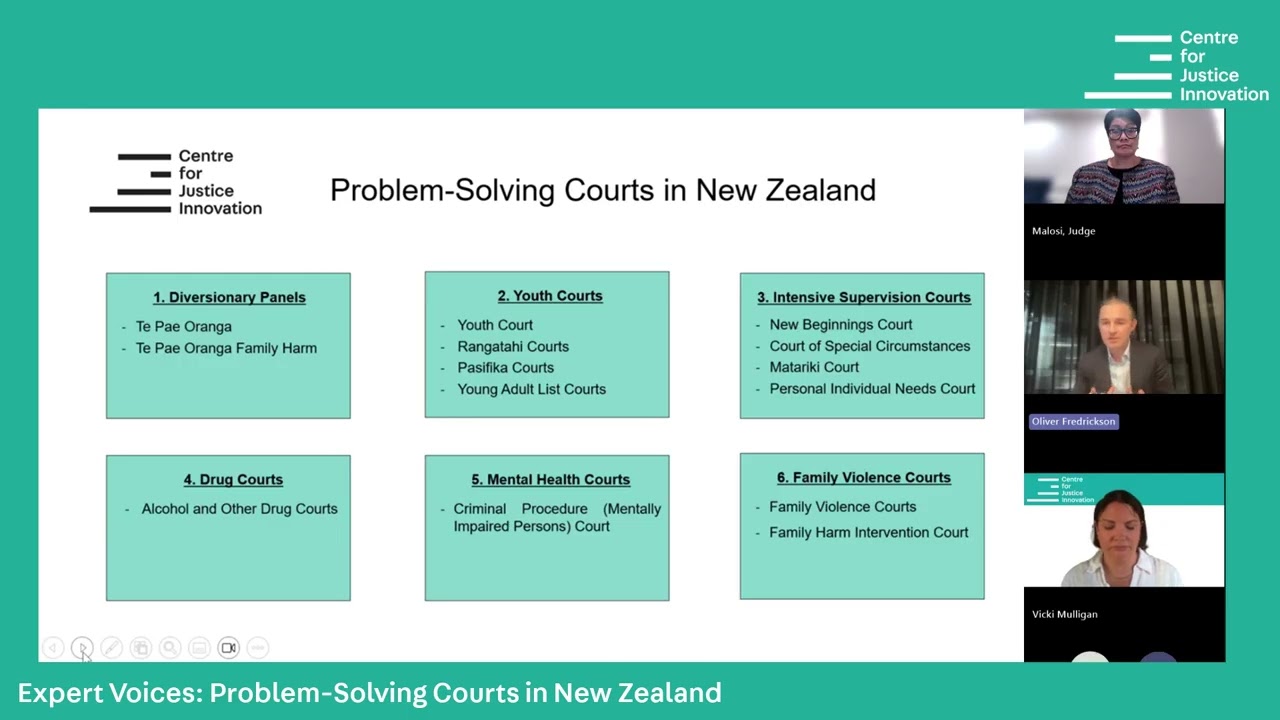 Expert Voices: Problem-Solving Courts in New Zealand