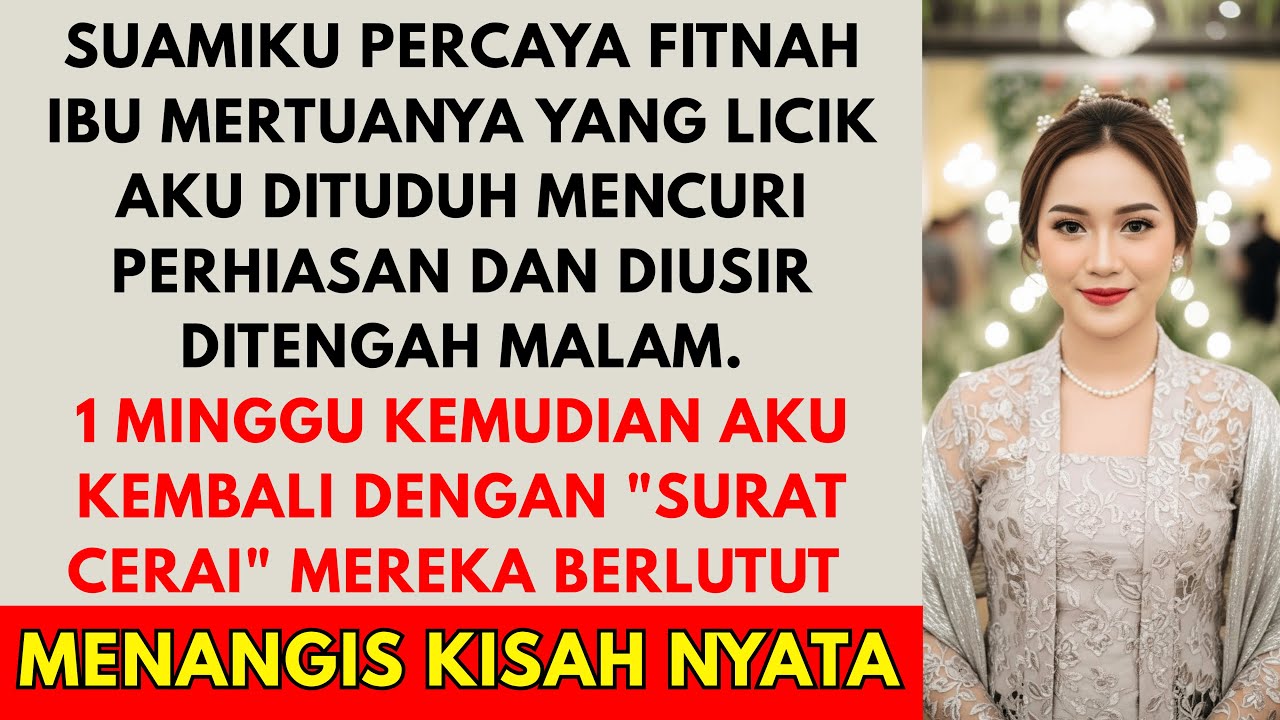 SUAMIKU MENGUSIRKU KARENA DITUDUH MENCURI PERHIASAN - 1 MINGGU KEMUDIAN MEREKA BERLUTUT MENANGIS ...