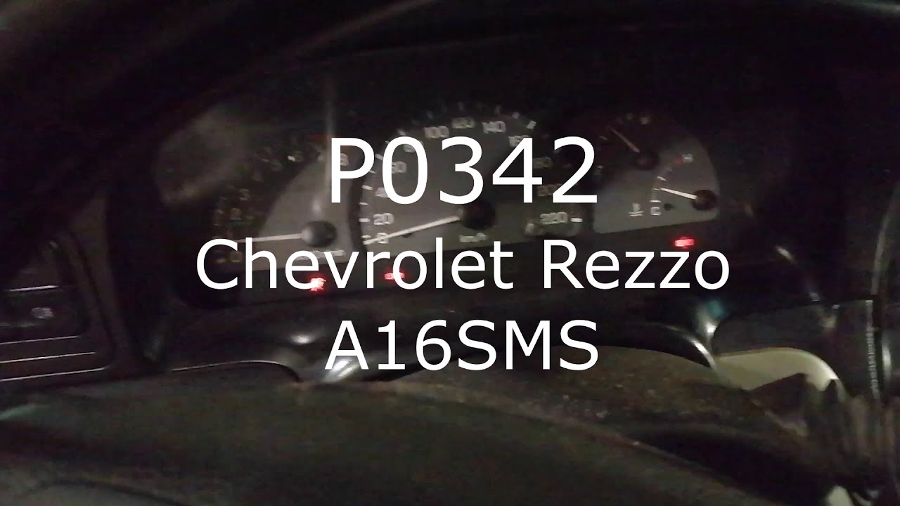 Chevrolet P0342 ошибка датчика распредвала