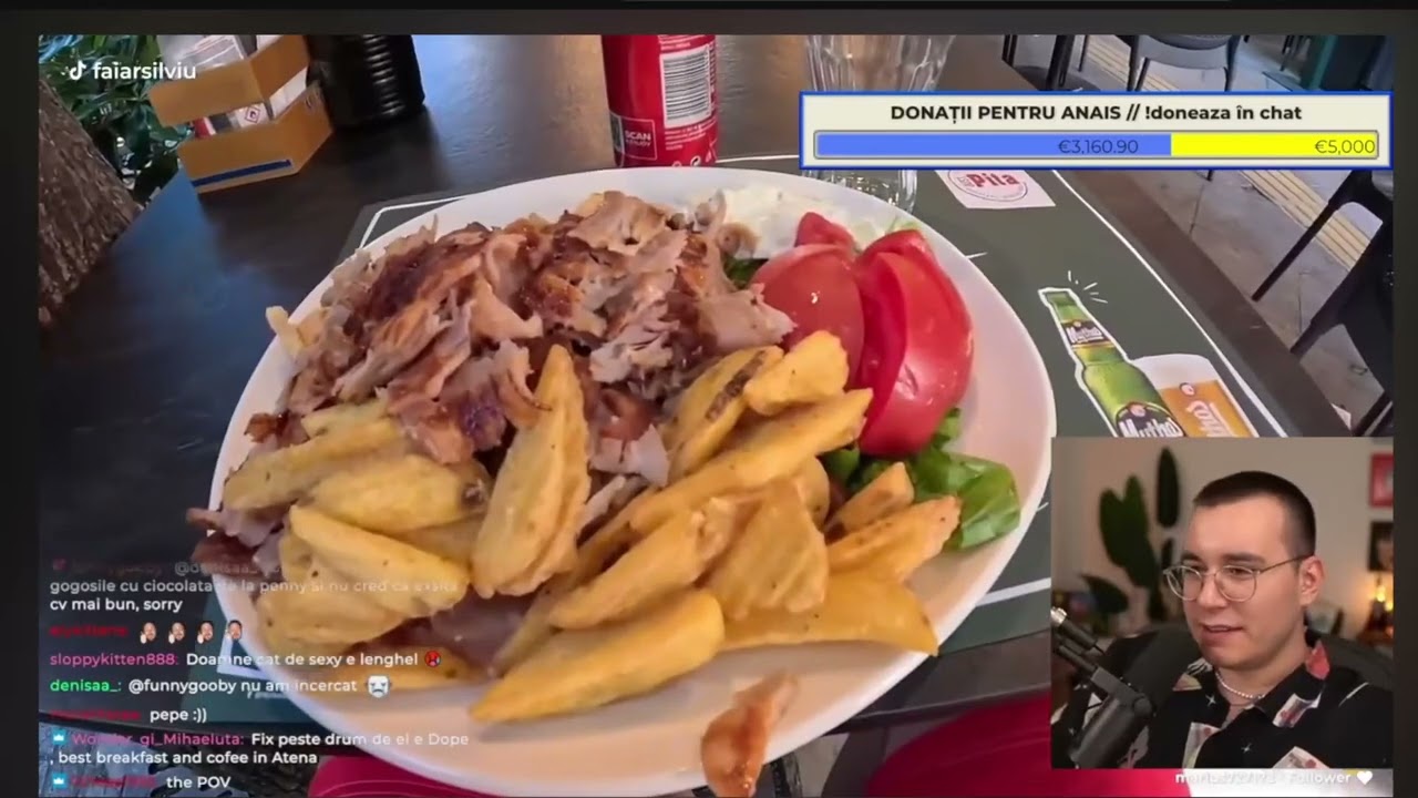 FAIAR SILVIU REACTIONEAZA LA IMI PLACE SA MANANC IN GRECIA SI VORBESTE DESPRE BERE