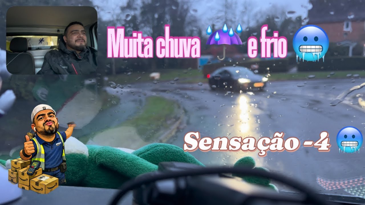 ☔️ 🌧️ MUITA CHUVA E FRIO NAS ENTREGAS 🥶 🥶 