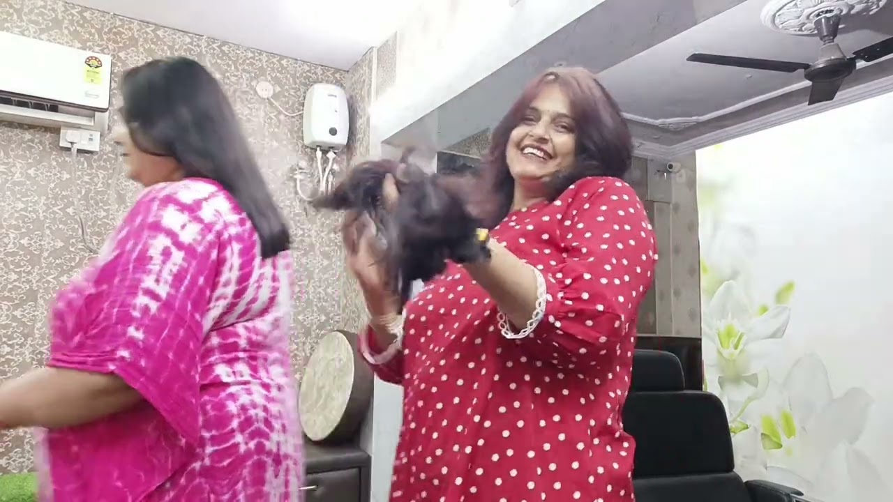 butterfly haircut in long hair / गर्मियों केलिये सबसे best हेयरकट /Indian short haircut in long hair