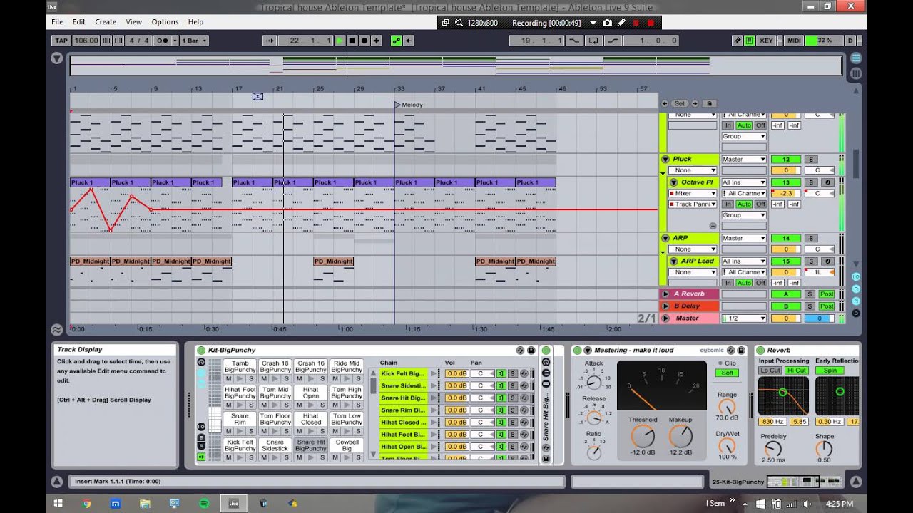 FREE Tropical House Kygo Matoma Style Template/Project File (Ableton) 