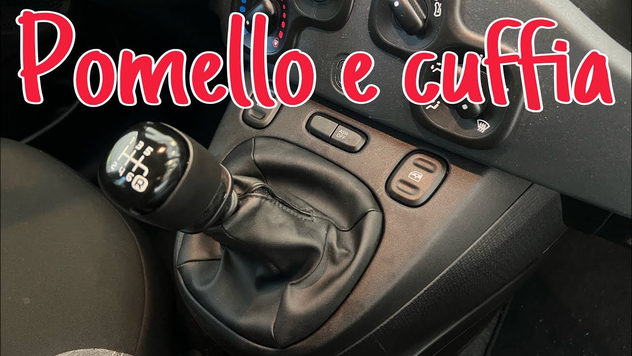 FIAT PANDA 312 319 smontaggio sostituzione pomello cambio #fiat #fiatpanda