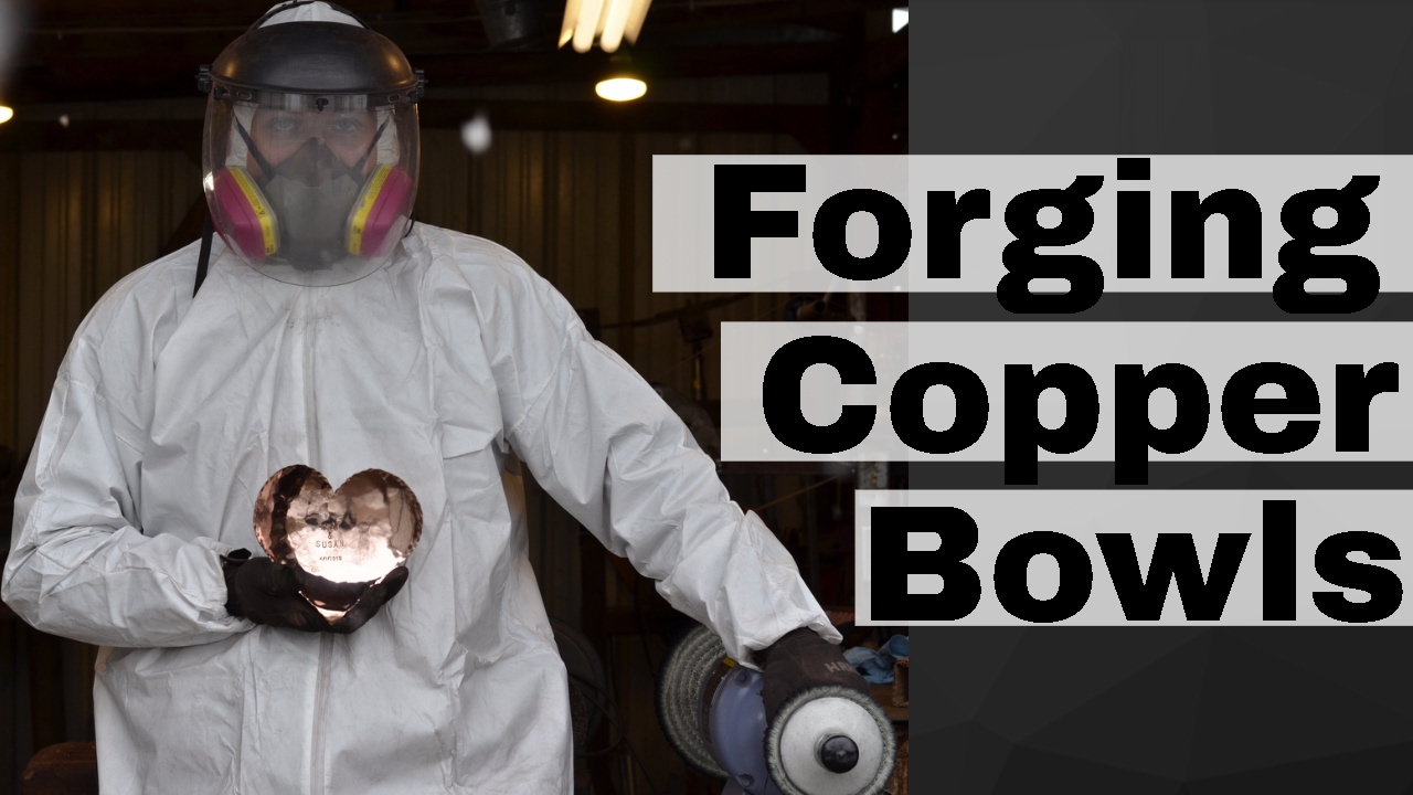 How To Forge a Copper Bowl // Raising a Copper Vessel