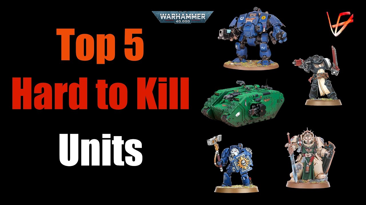 Top 5 Space Marines HARD TO KILL units and how to DEAL WITH THEM | Warhammer 40K tactics
