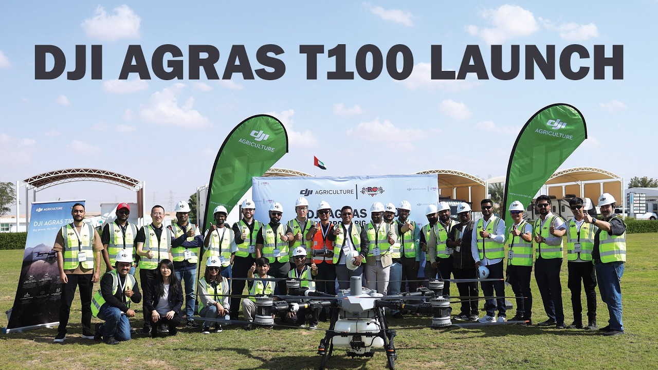 DJI AGRAS T100 Launch Event – Full Highlights & Live Demo
