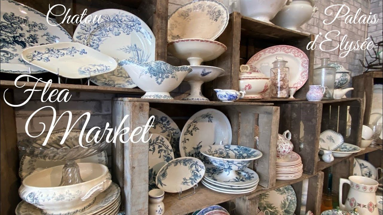 【蚤の市とエリゼ宮】シャトゥー蚤の市への詳しい行き方案内/フランス版ホワイトハウス見学/Flea Market at Chatou part 1 / Palais de l'Elysée