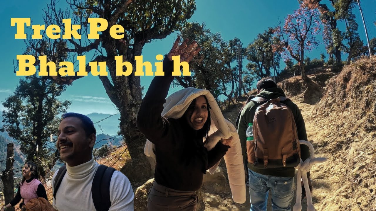 PART - 2 || TREK TO TEMPLE BEGINS 🚶 || JUNGLE ME BHALU 🐻 BHI HAI 