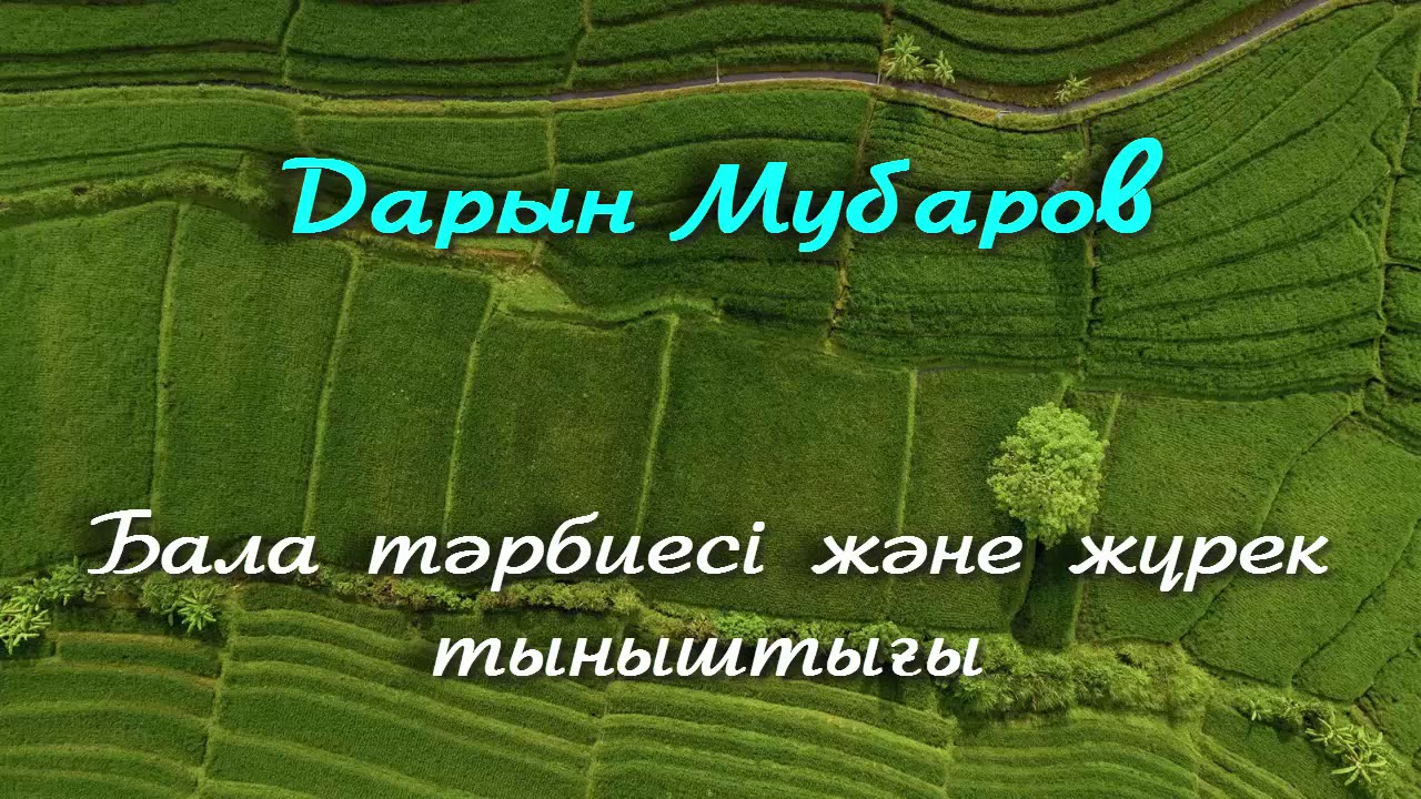 Бала тәрбиесі және жүрек тыныштығы - Дарын Мубаров