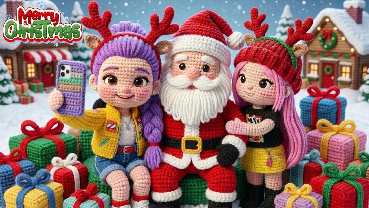 [FMV] K-Pop Demon Hunters Crochet Doll Style ! Merry Christmas Song | Official Music video