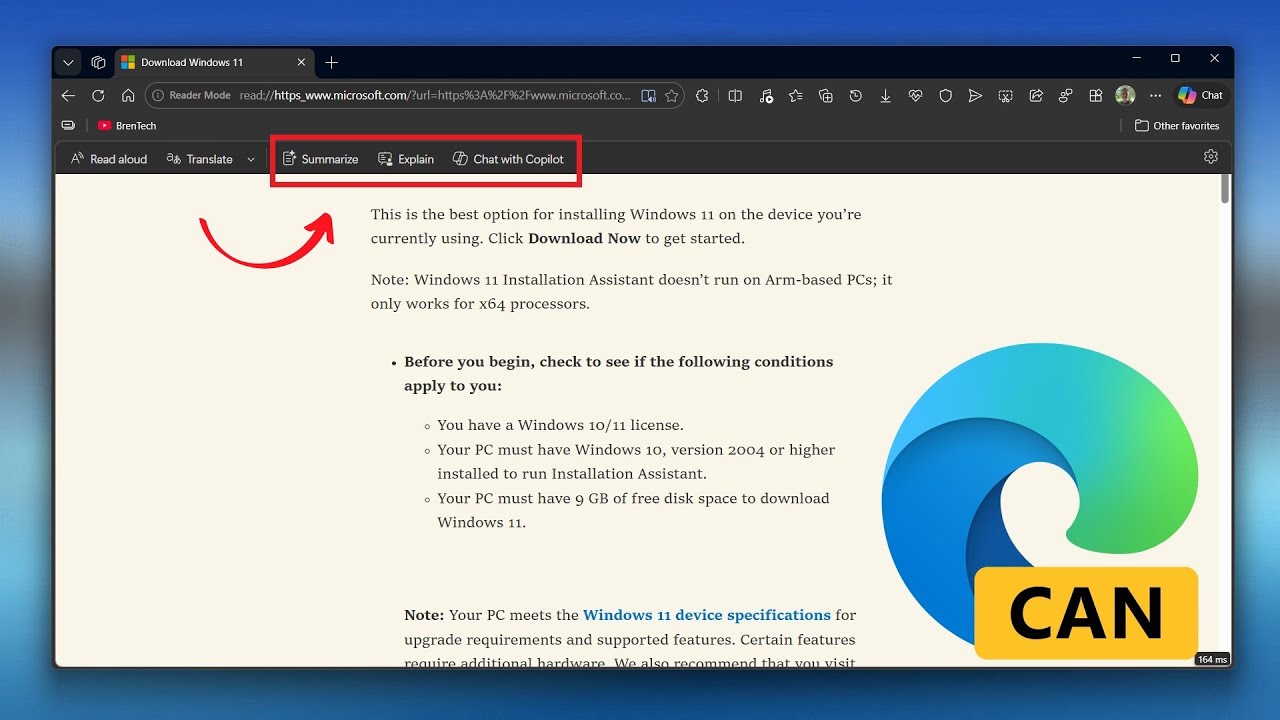 Microsoft is Putting Copilot INSIDE Edge's Immersive Reader (More AI!)