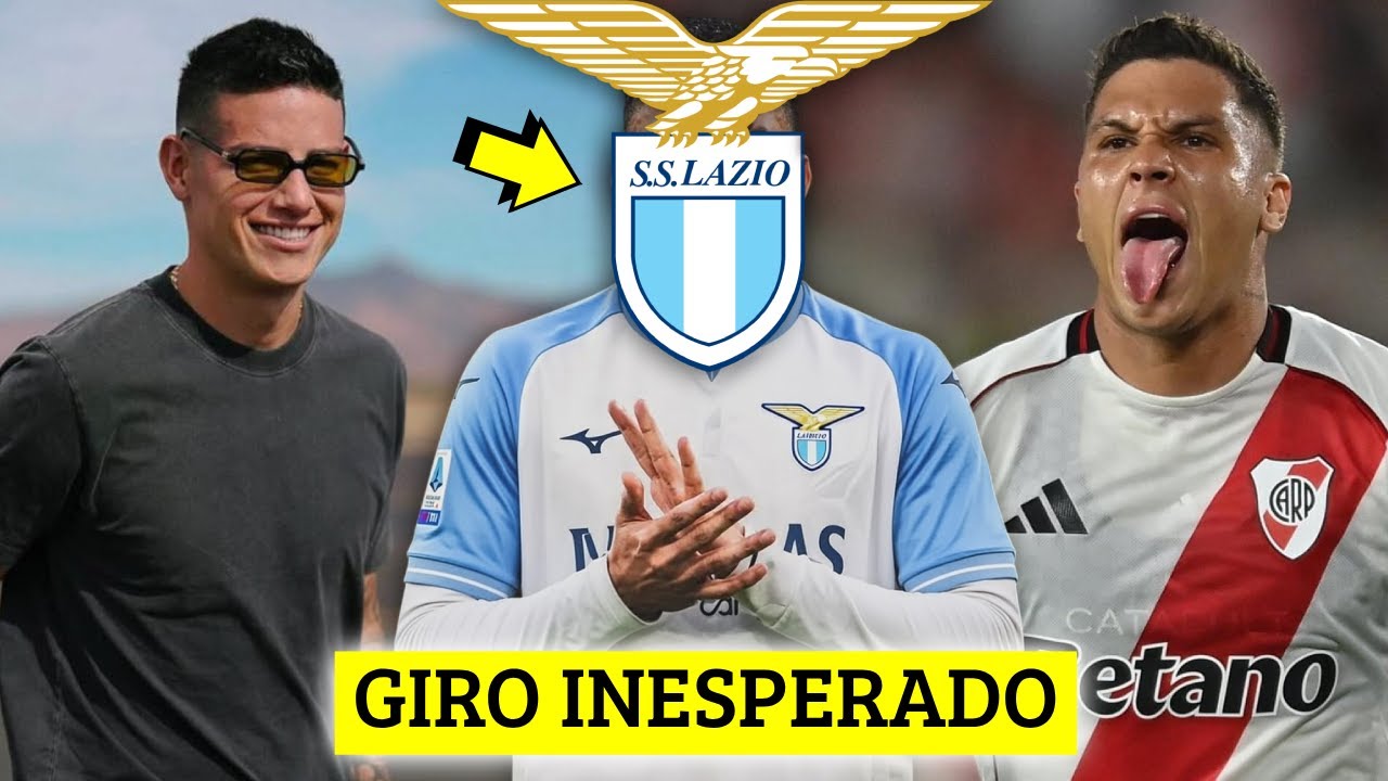 🚨GIRO INESPERADO: COLOMBIANO x LAZIO✅JAMES es NOTICIA - GOLAZO y DOBLETE QUINTERO