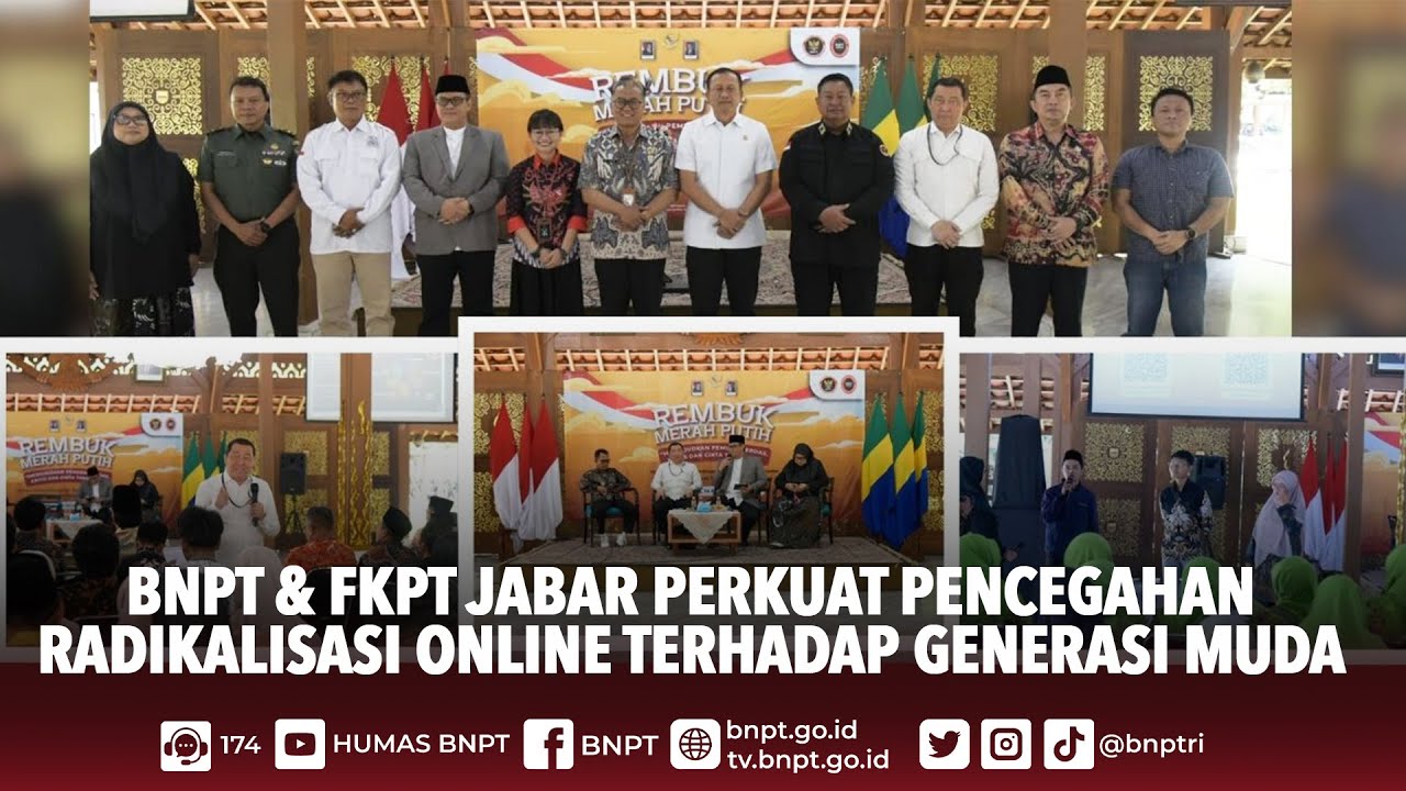 [BERITA] BNPT Ajak Masyarakat dan Pemuda Bandung Tangkal Radikalisasi di Ruang Digital