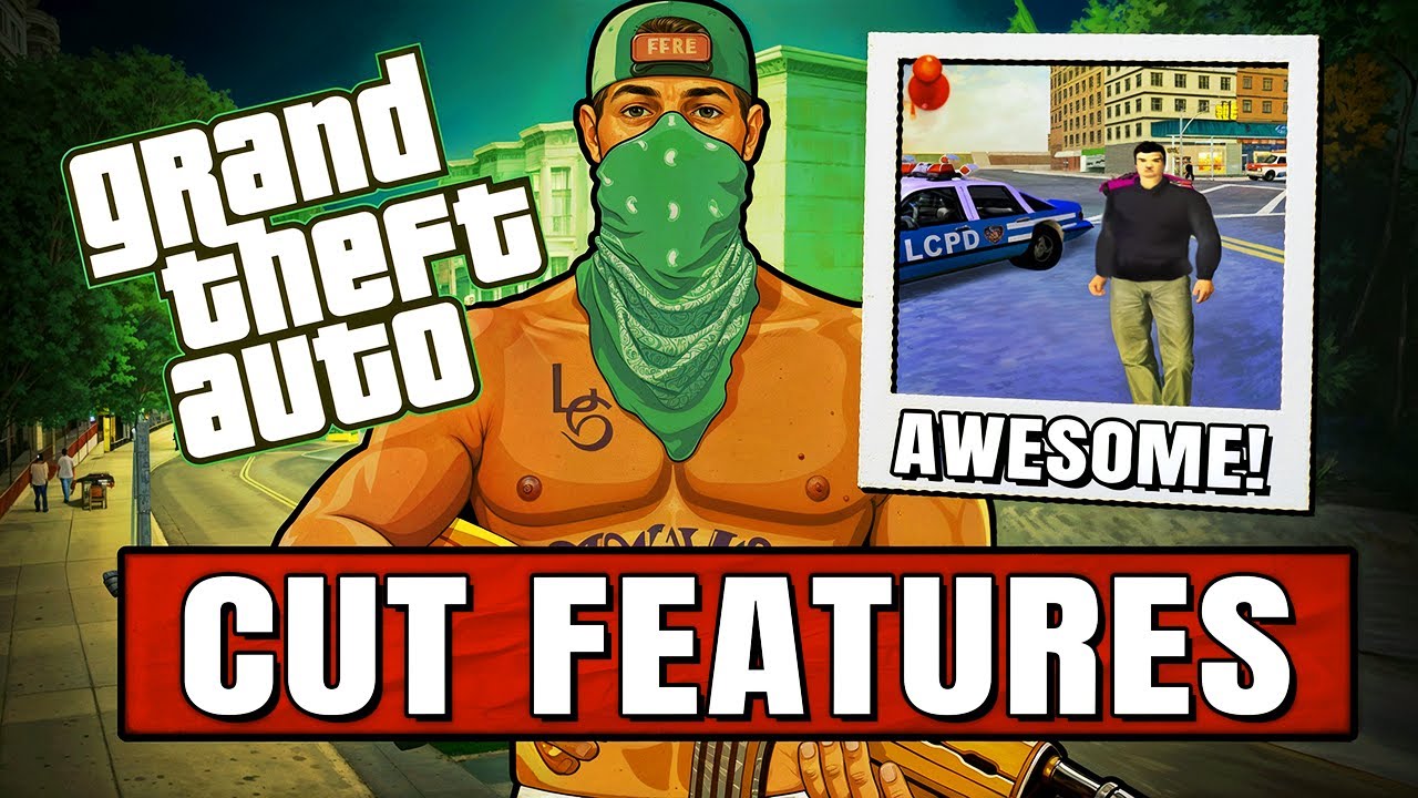 ВЫРЕЗАННЫЕ ФУНКЦИИ GTA, КОТОРЫЕ МЫ ХОТЕЛИ БЫ ОСТАТЬСЯ В ИГРЕ