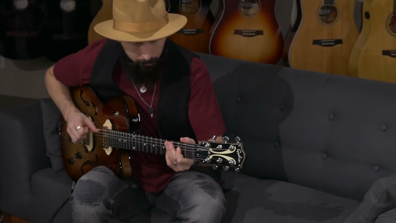 Godin 5th Ave TL Vintage Burst with Vince Vertefeuille