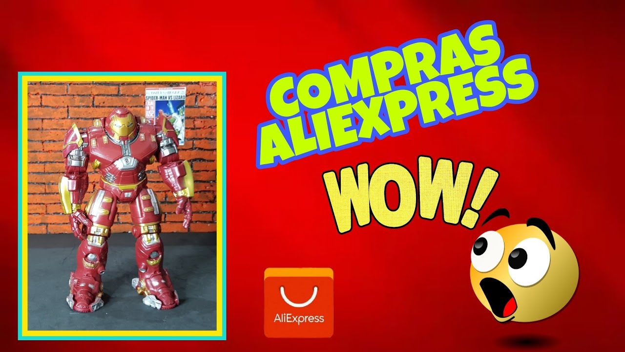 COMPRAS ALIEXPRESS!!!!!  FIGURA HULKBUSTER  BARATA   ...Y ME SORPRENDEN